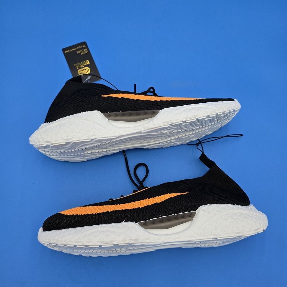 Sz 10 Ecko Unltd Shoes Men's Athletic Sport Sneaker AVADI-06M Black/orange - Picture 3 of 9